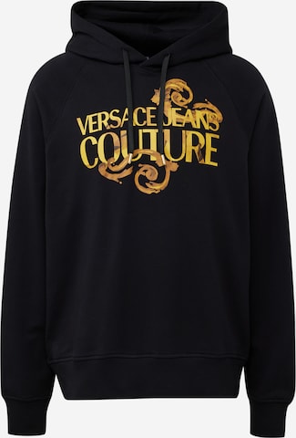 Versace Jeans Couture Sweatshirt in Zwart: voorkant