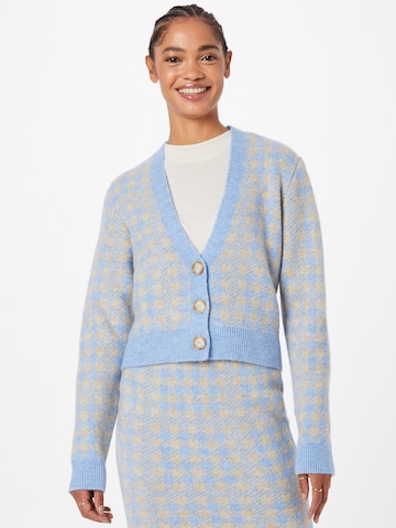 VILA Knit Cardigan in Blue: front