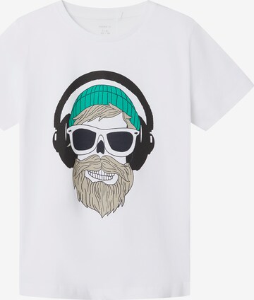 T-Shirt 'TELLO' NAME IT en blanc : devant