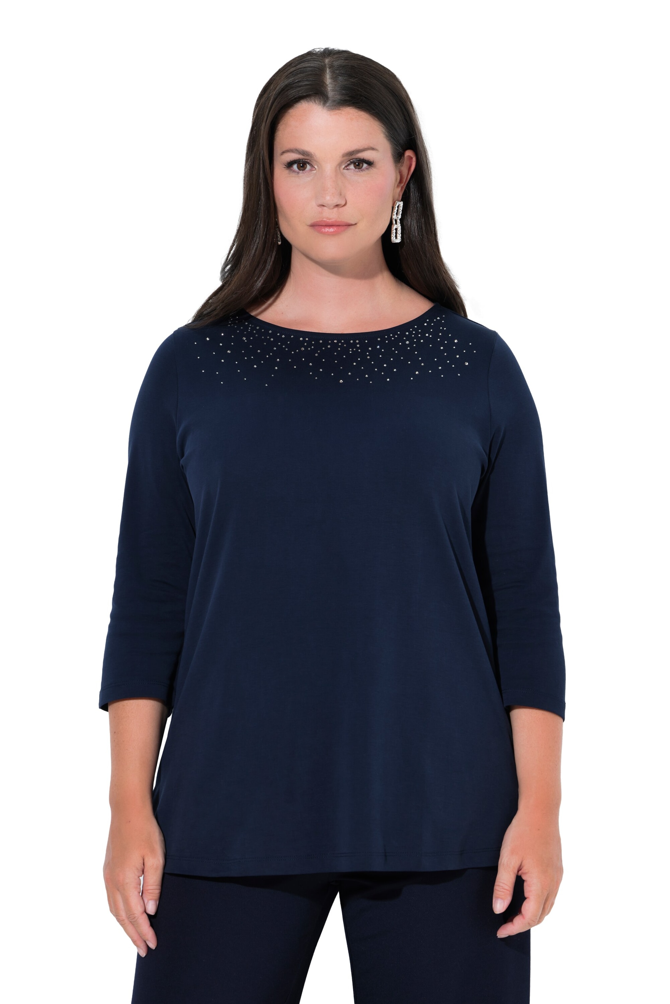 Ulla Popken Shirt in Blue: front