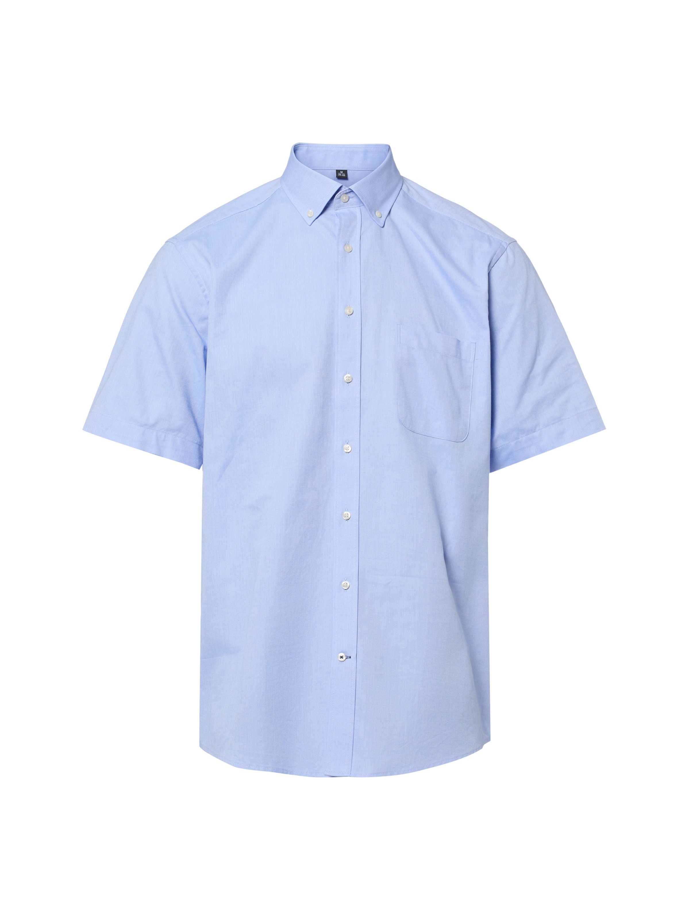 Nils Sundström Overhemd in Blauw: voorkant