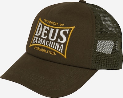DEUS EX MACHINA Naģene 'Twinbox Trucker' safrāna / olīvzaļš / balts, Preces skats