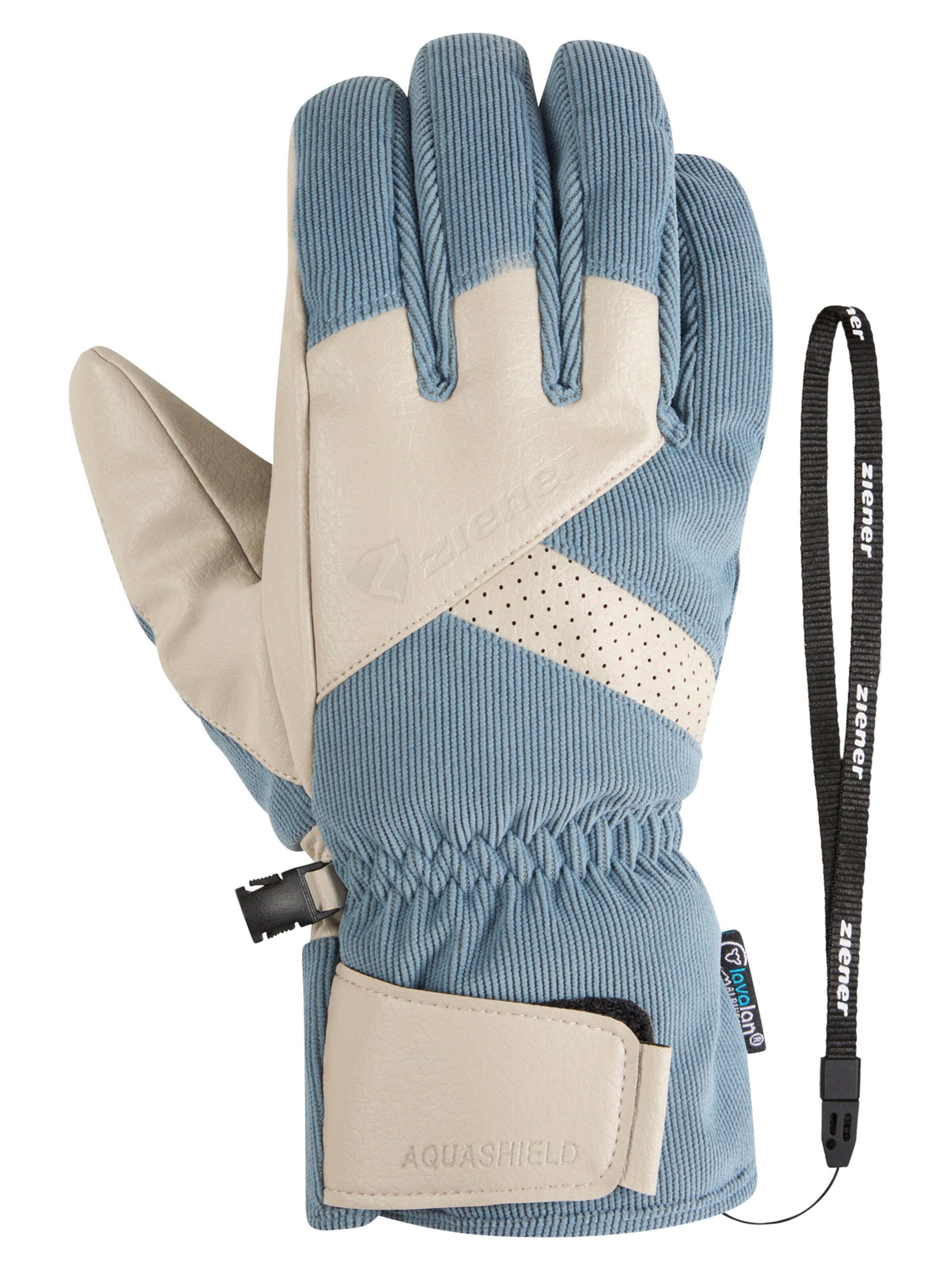 ZIENER Athletic Gloves 'Getter' in Grey