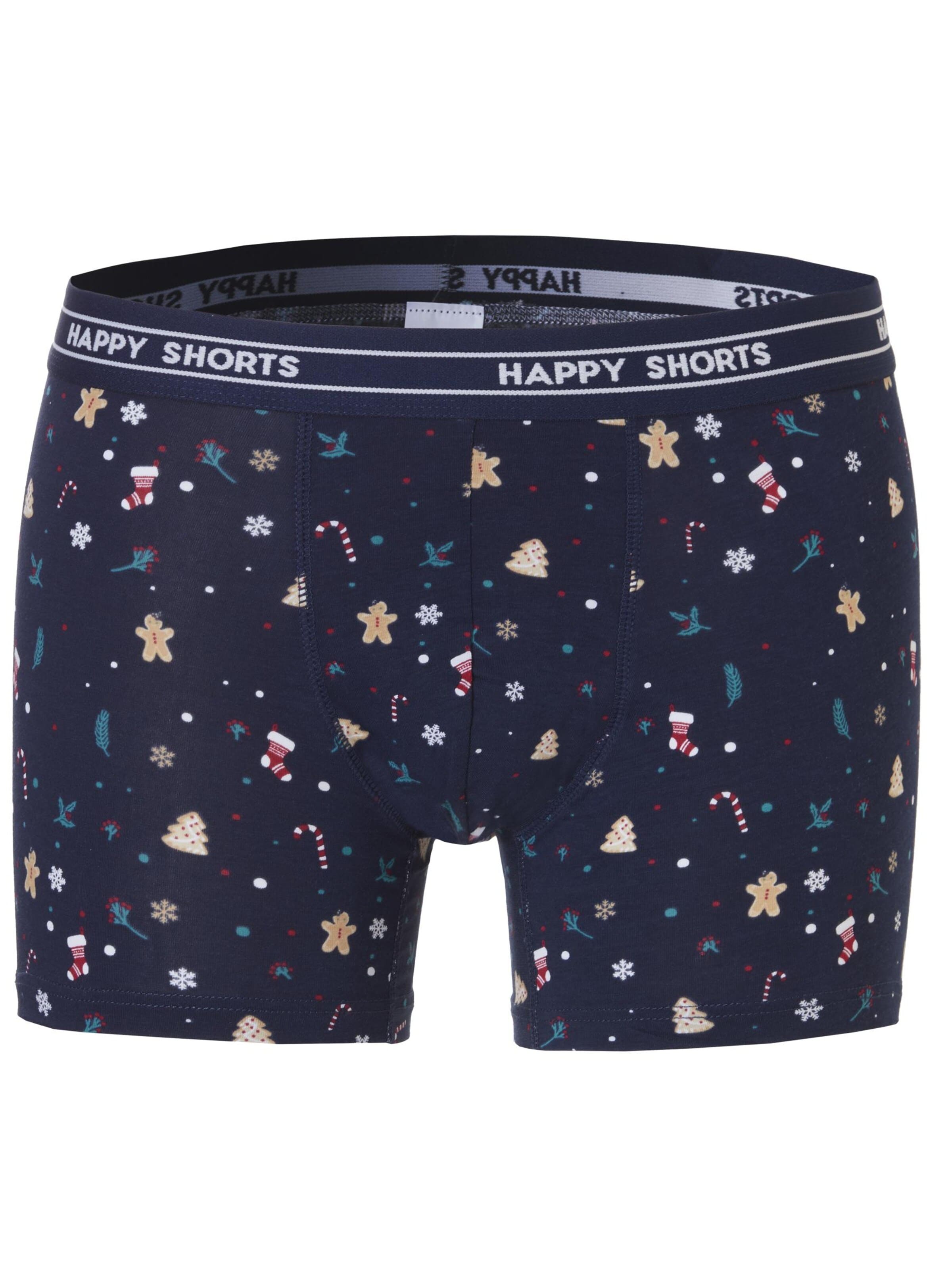 Boxers 'Christmas' Happy Shorts en bleu
