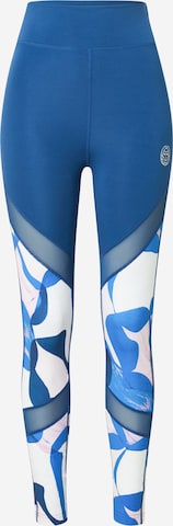 BIDI BADU Skinny Workout Pants 'Baina' in Blue: front