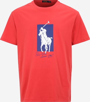 Polo Ralph Lauren Big & Tall Shirt in Red: front