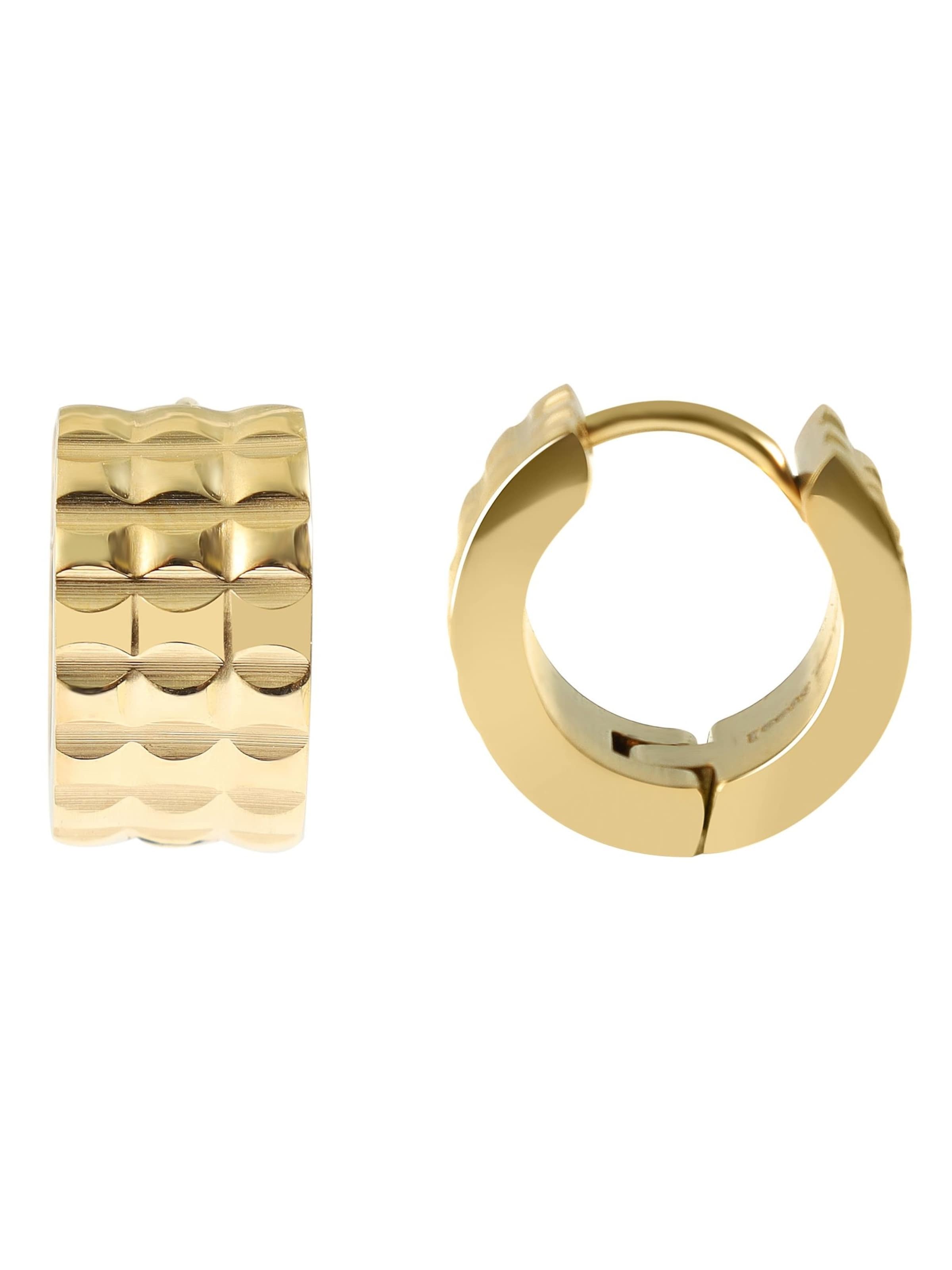 Akzent Earrings 'Sascha, langlebig' in Gold