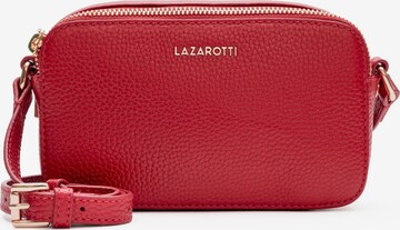 Lazarotti Schoudertas 'Bologna' in Rood: voorkant