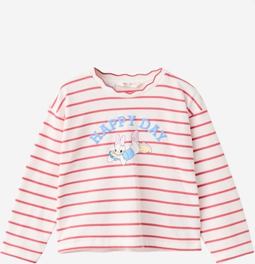 MANGO KIDS Paita 'HAPPY' värissä punainen: etupuoli