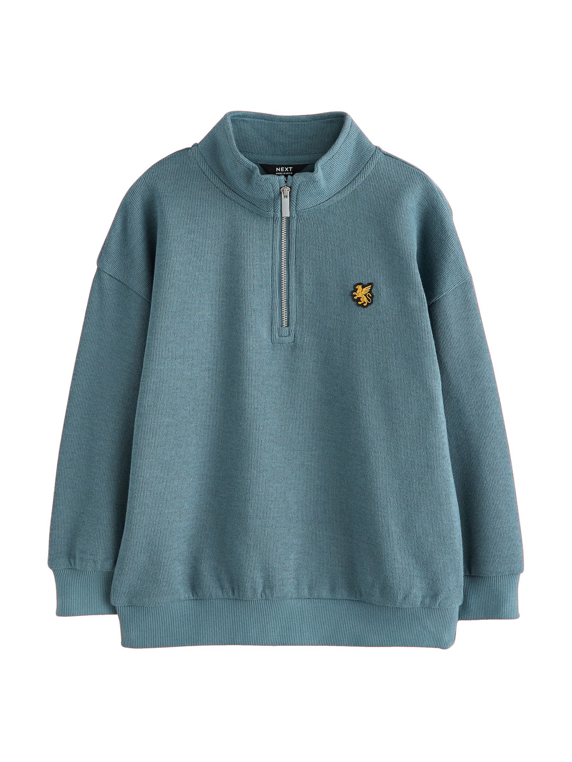 Next Sweatshirt i blå: forside