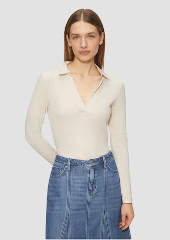 s.Oliver Poloshirt in Beige: Vorderseite