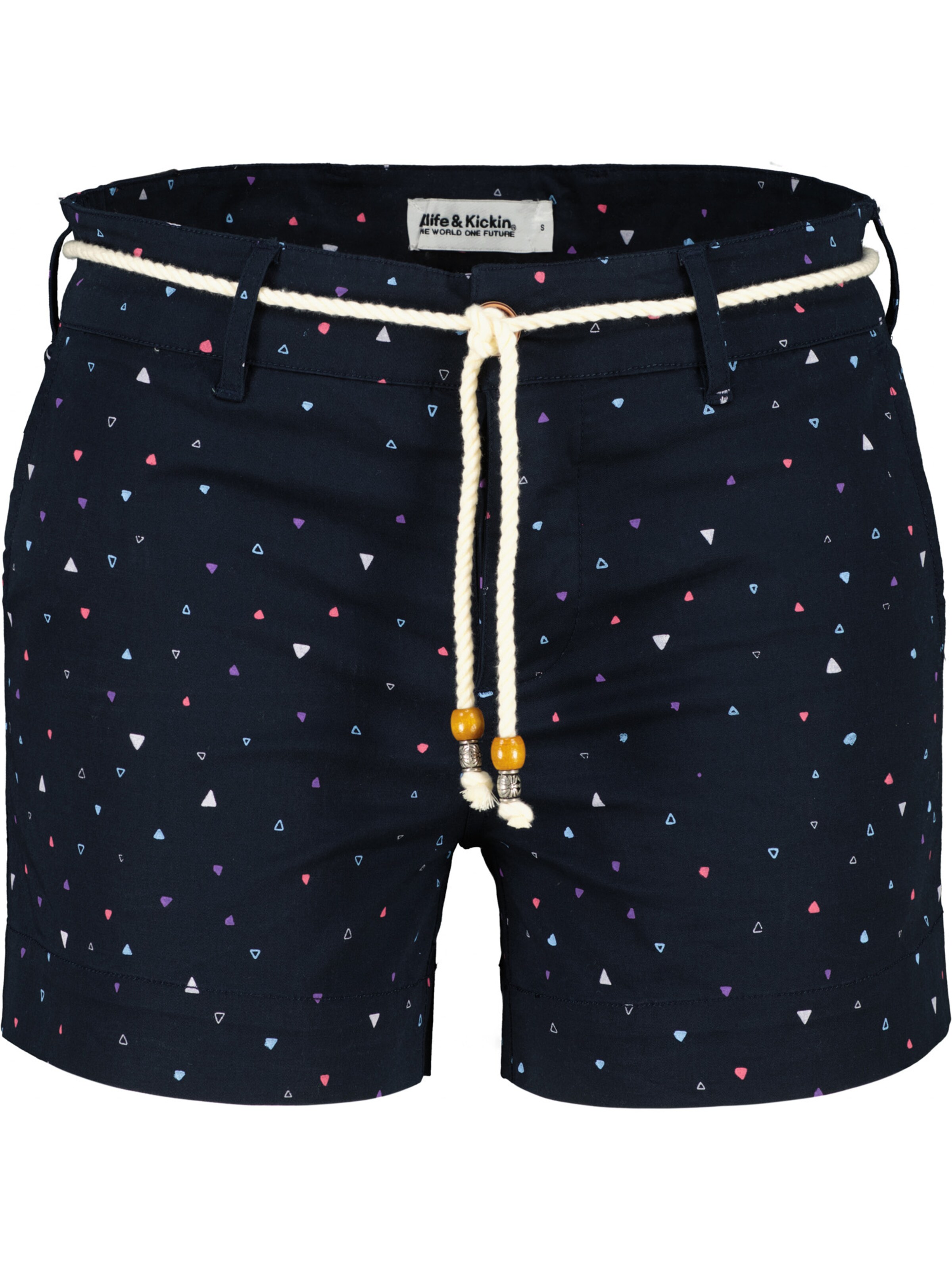 alife & kickin Normální Kalhoty 'JuleAK B' – modrá: přední strana