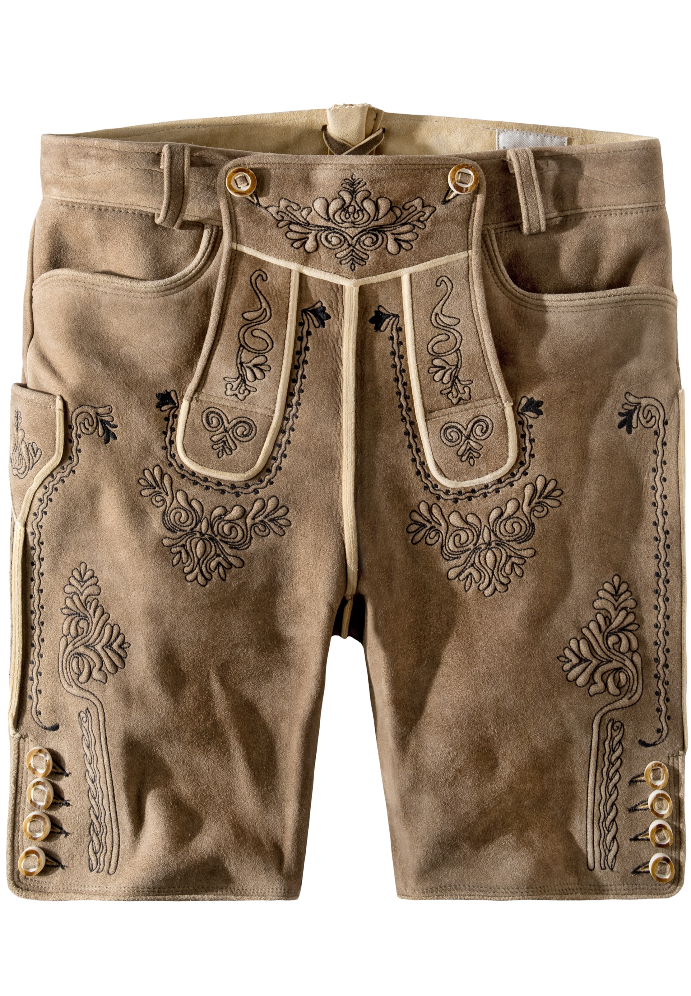 STOCKERPOINT Traditional pants 'Fellhorn' in Brown: front