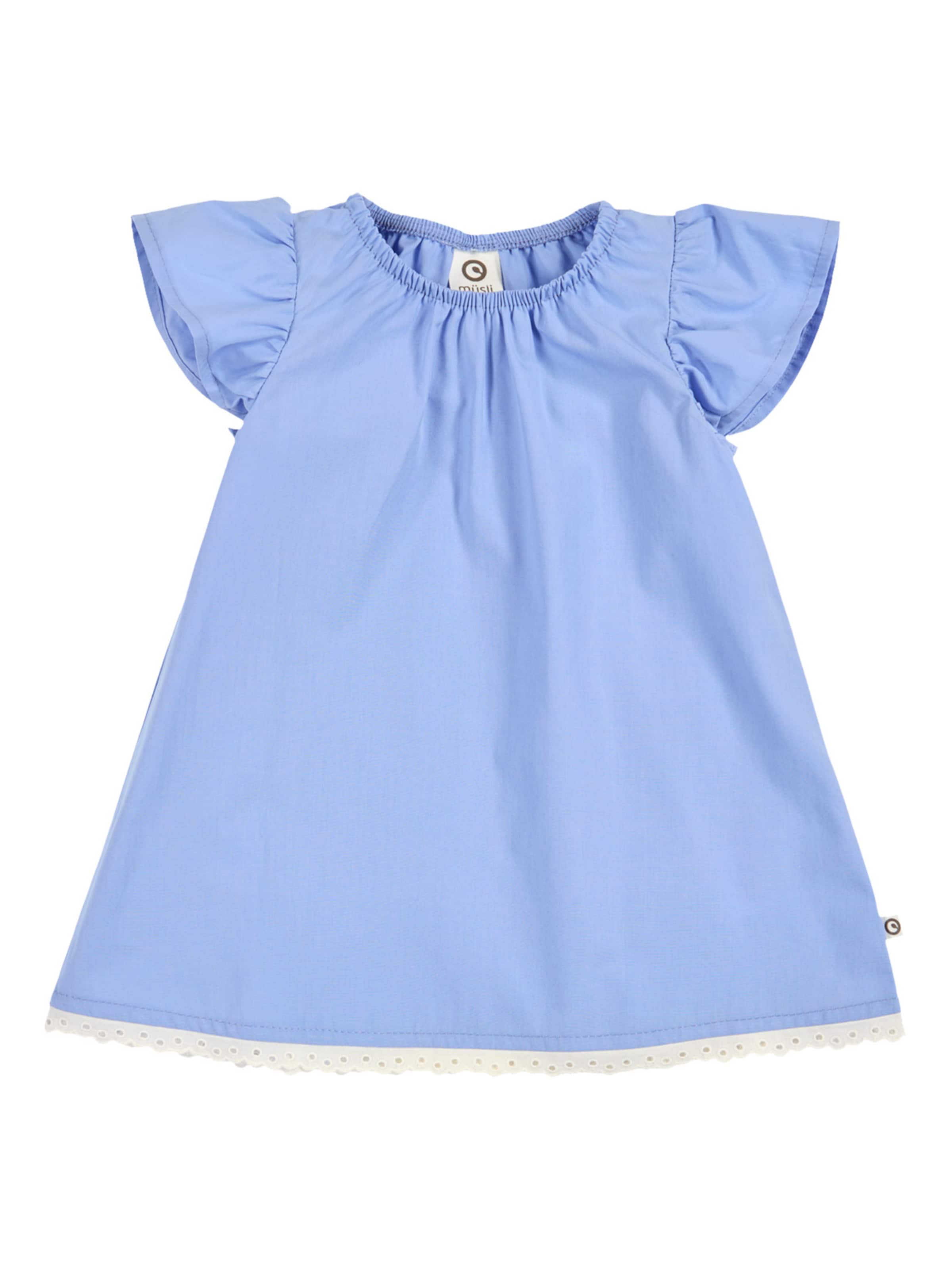 Robe Müsli by GREEN COTTON en bleu : devant