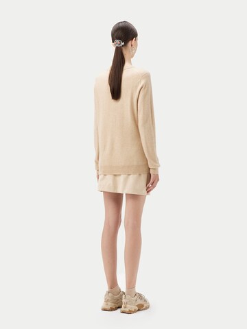 GOBI Cashmere Trui 'Women's Essential Cashmere Crewneck Sweater' in Beige
