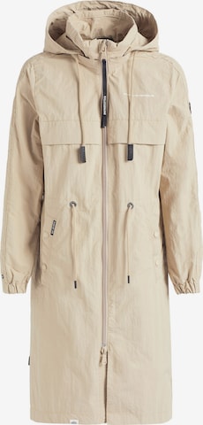 Parka mi-saison 'Voya' khujo en beige : devant