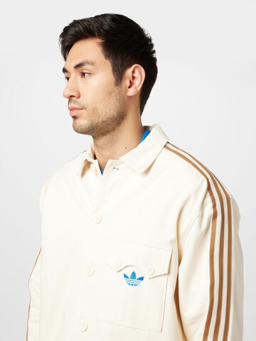 ADIDAS ORIGINALS Φθινοπωρινό και ανοιξιάτικο μπουφάν 'Adicolor 70S Vintage' σε λευκό