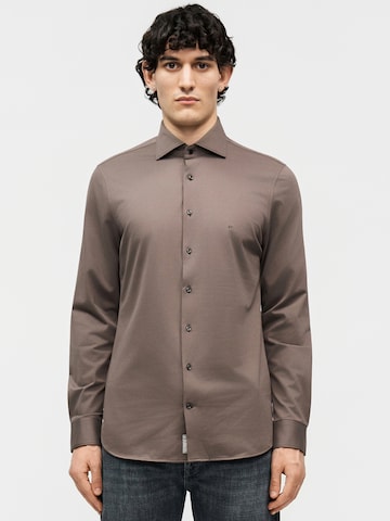 Slim fit Cămașă de la Michael Kors pe gri: față