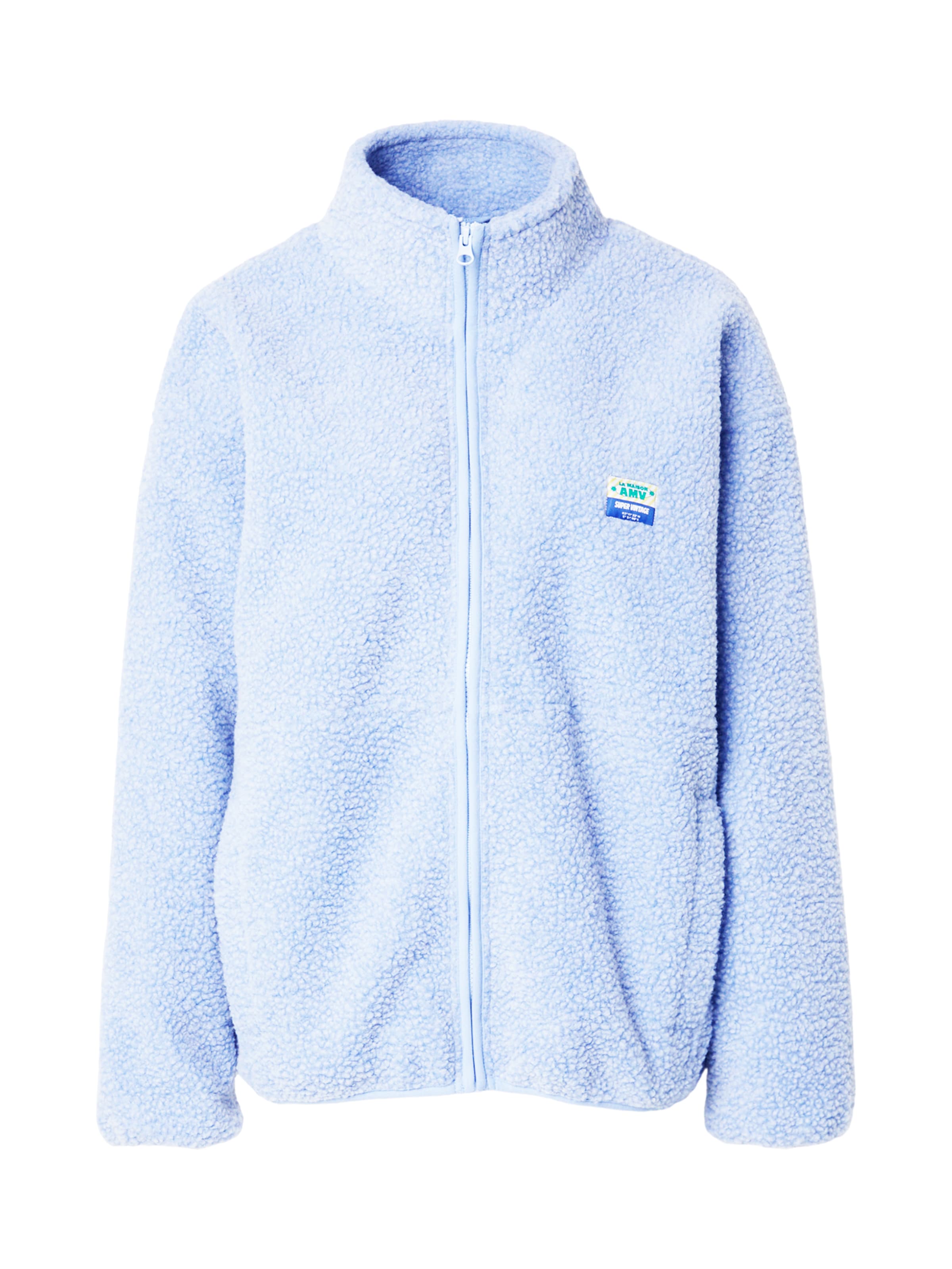 AMERICAN VINTAGE Fleecejacke 'HOKTOWN' in Blau: Vorderseite