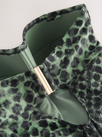 Next Bandeau Swimsuit in Green