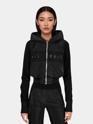 Made By Society Between-Seasons Parka 'OMBRA Hoodie - H27642' in Black: front