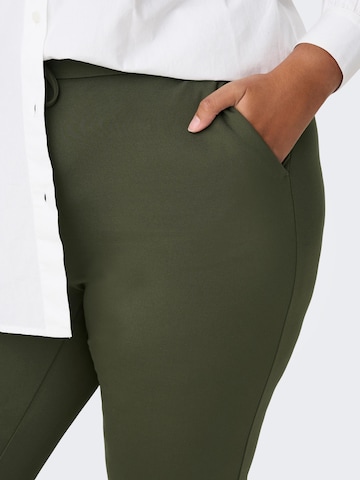 ONLY Carmakoma Tapered Pants 'Goldtrash' in Green