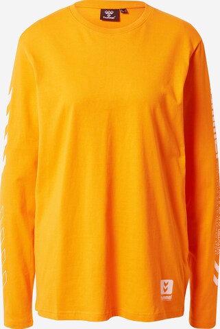 Hummel - Camiseta funcional en amarillo: frente