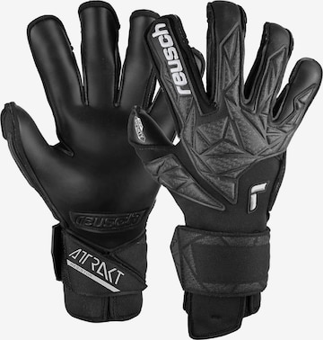 REUSCH Athletic Gloves 'Attrakt Infinity Resistor' in Black: front