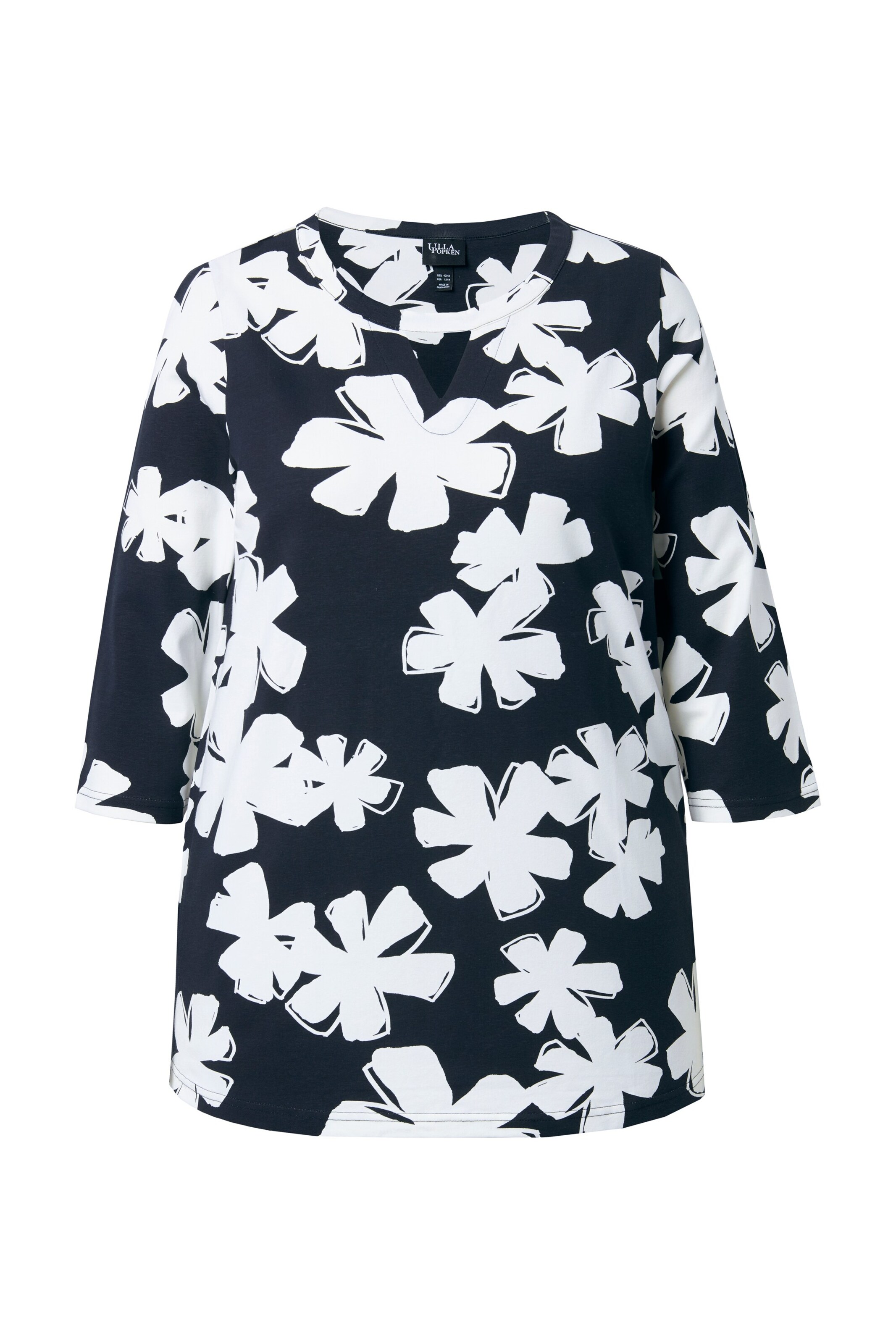 Ulla Popken Shirt in Black: front