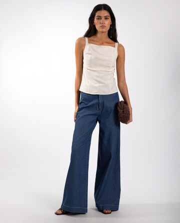 Wide Leg Jean THE-ARE en bleu