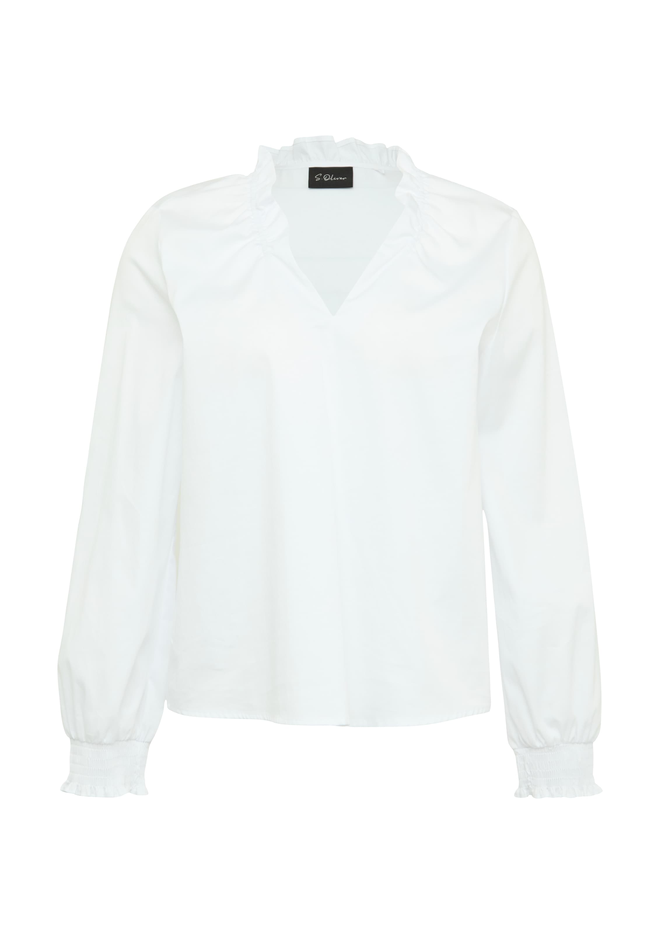 s.Oliver BLACK LABEL Pusero värissä valkoinen: etupuoli