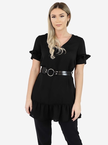 Haute Cuir Gürtel‌ in Schwarz: Vorderseite