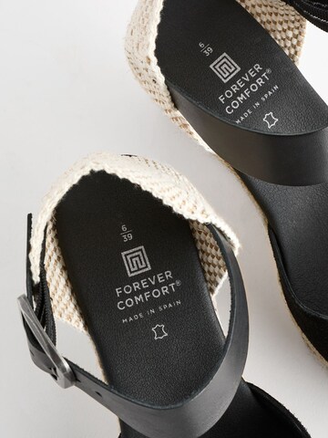 Next Strap Sandals in Black