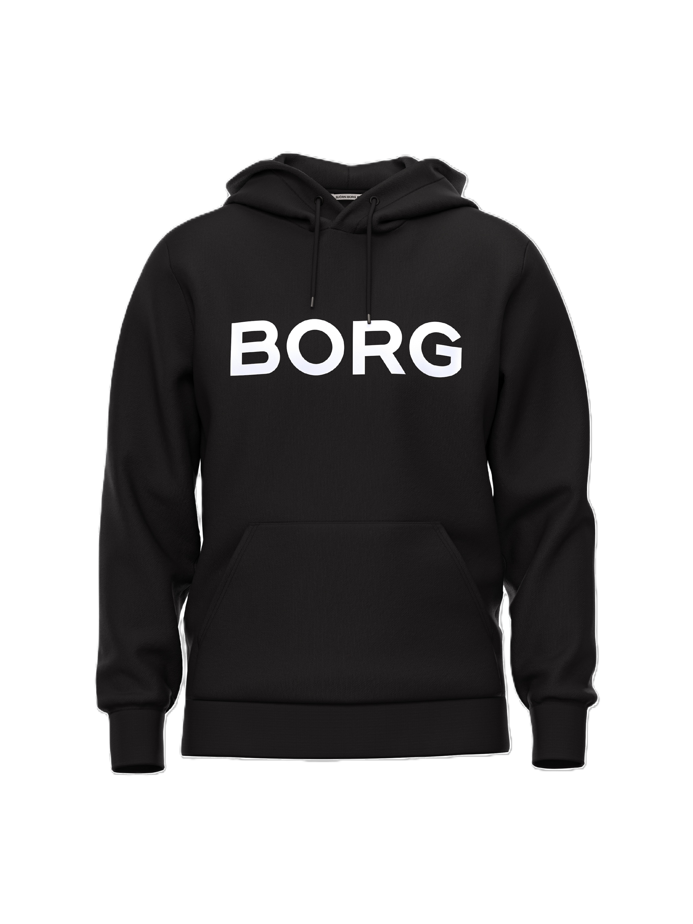 BJÖRN BORG Mikina 'Essential 3' - Čierna: predná strana