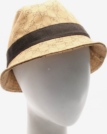 Gucci Hat & Cap in M in Brown: front