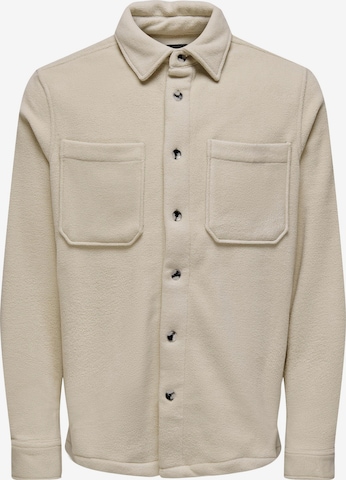 Only & Sons Regular fit Overhemd 'DAL' in Grijs: voorkant