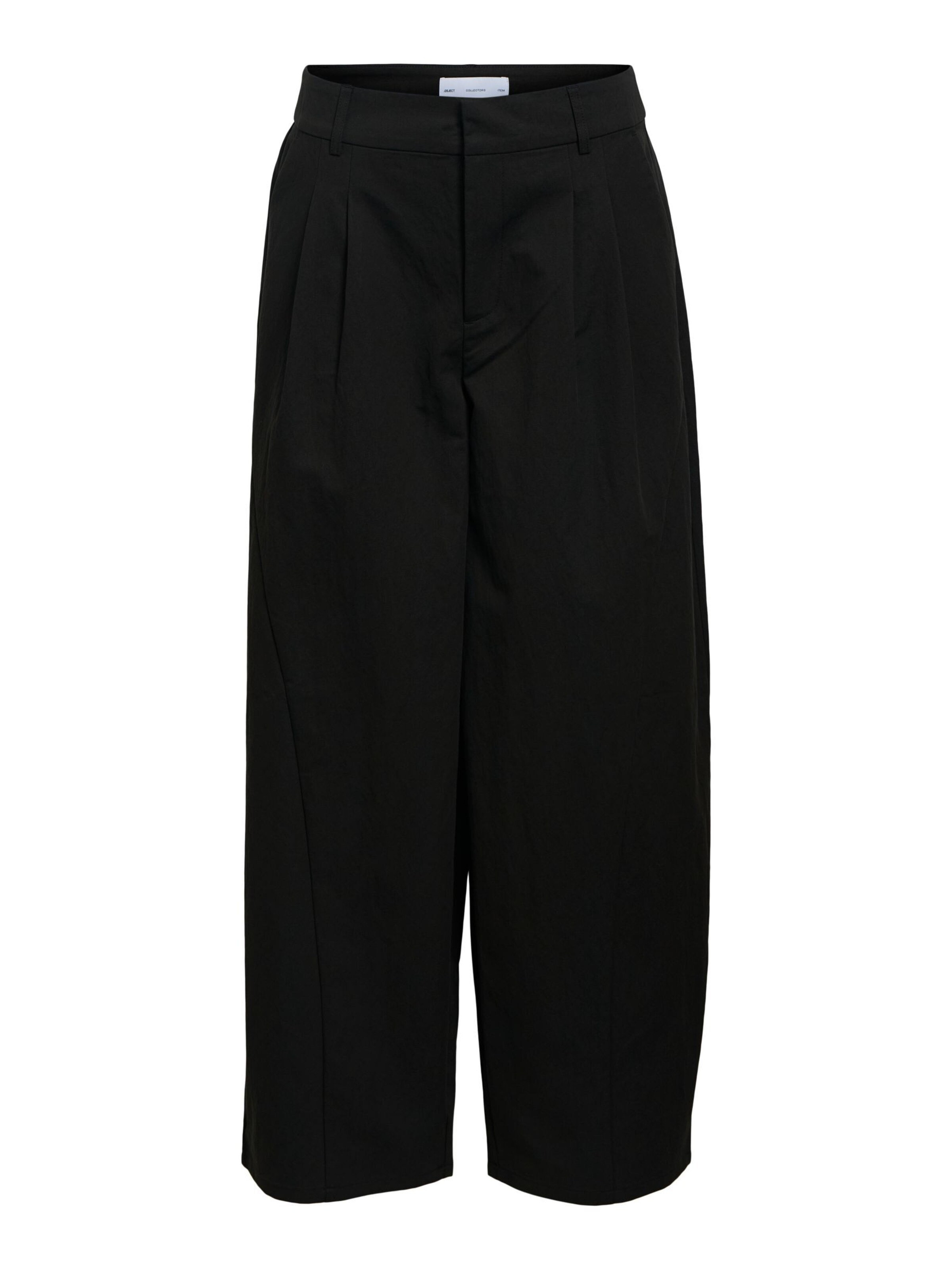 OBJECT Pleat-front trousers 'OBJTanya' in 38 in Black, Item view
