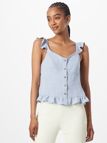 River Island Top in Blue: front