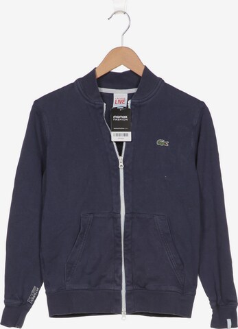 Lacoste LIVE Sweatshirt & Zip-Up Hoodie in S in Blue: front