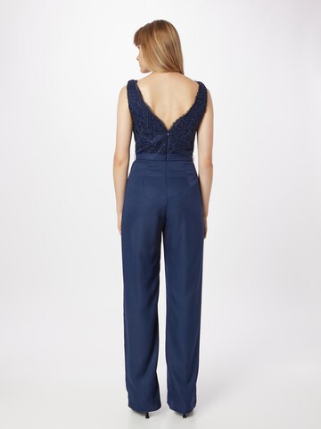 Tuta jumpsuit di mascara in blu