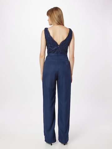 Tuta jumpsuit di mascara in blu