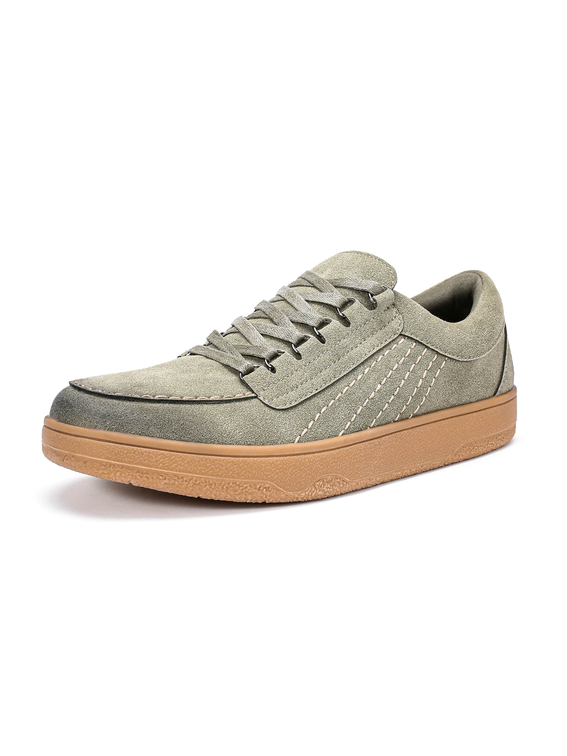 ALLTHEMEN Schnürschuh 'Anklang'‌‌‌‌‌‌‌‌‌ in Grün: Vorderseite