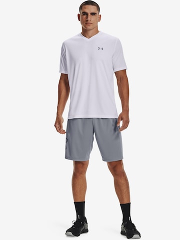 UNDER ARMOUR Loosefit Sportbroek 'Tech' in Grijs