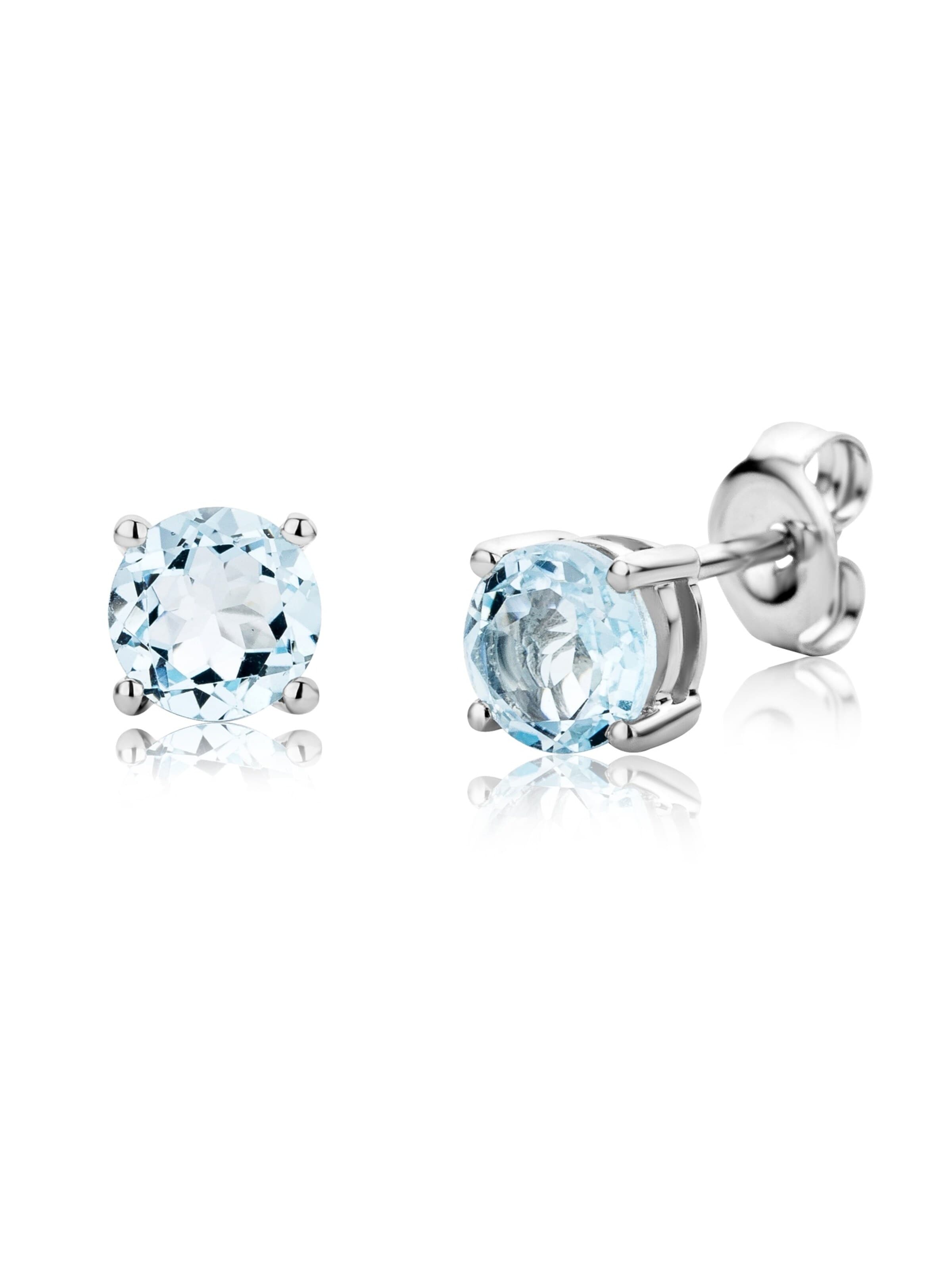DIAMANT LETERNEL Boucles d'oreilles en One Size en argent, Vue avec produit