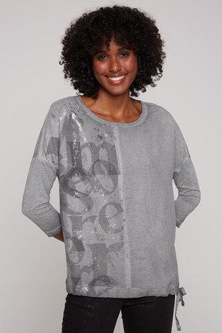 T-shirt 'Memory Lane' Soccx en gris : devant