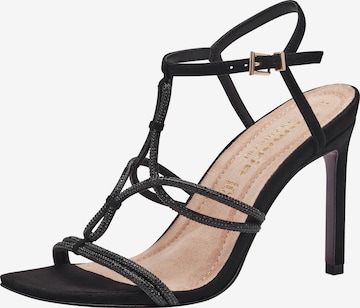 TAMARIS Sandals in Black: front