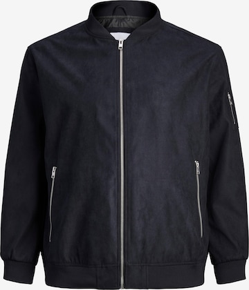 Veste mi-saison 'Rocky' Jack & Jones Plus en noir : devant