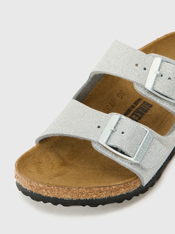 BIRKENSTOCK Sandal 'Arizona' i silver