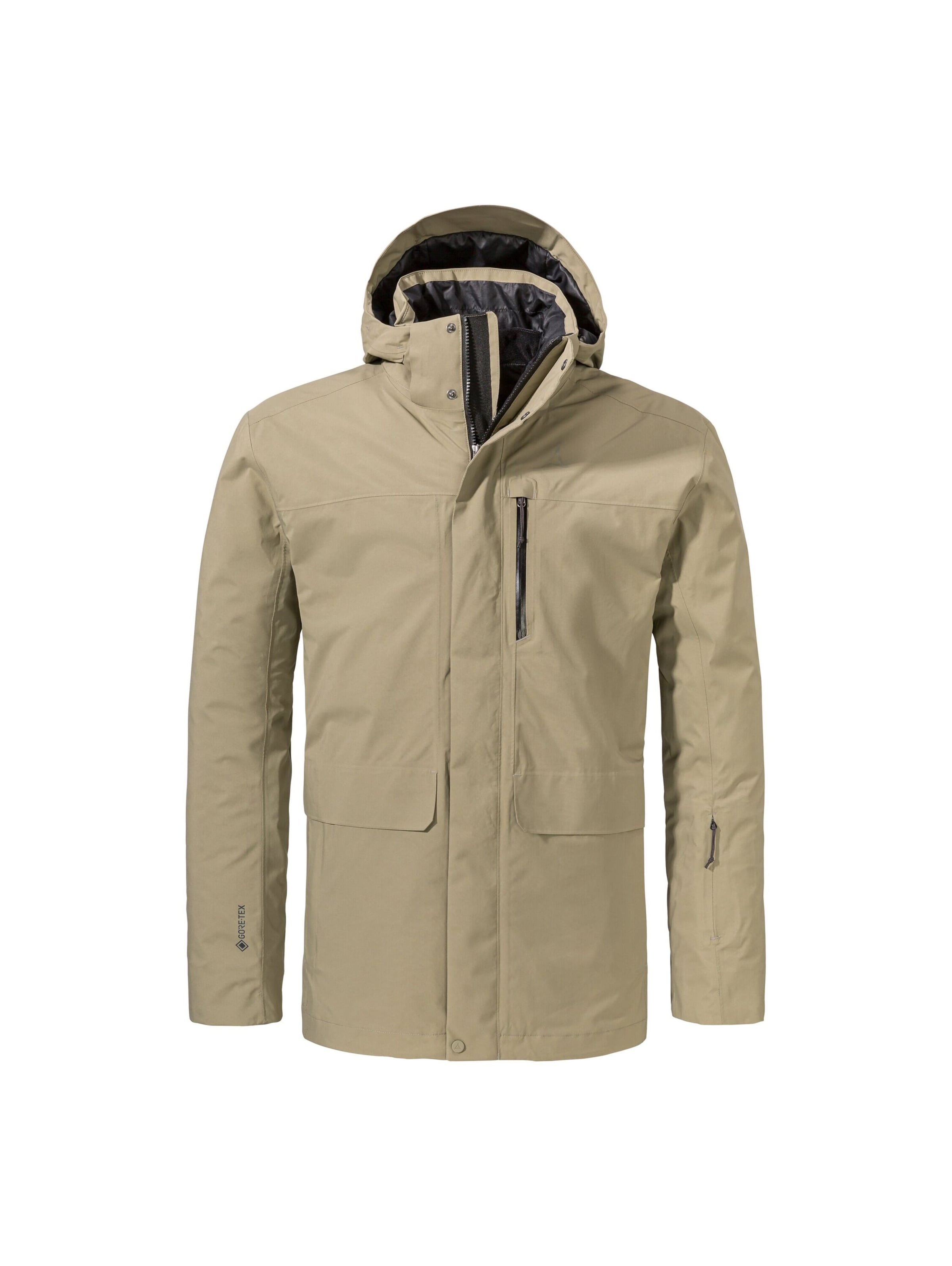 Schöffel Outdoor jacket 'Barth' in Brown: front