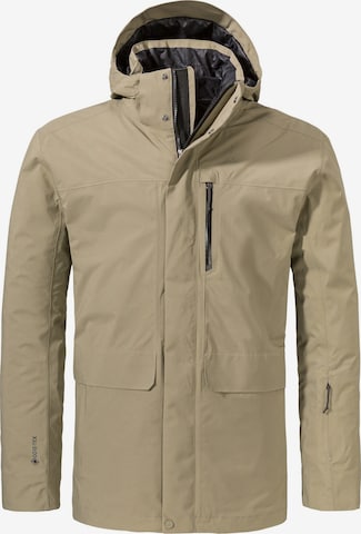 Schöffel Outdoor jacket 'Barth' in Brown: front